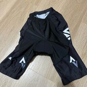 Mens Black Strava Cycling Shorts- Like New